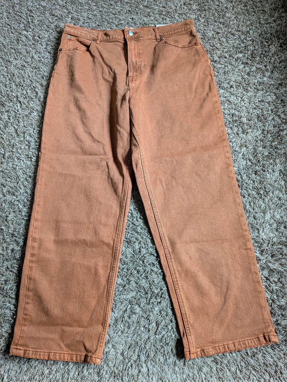 NWT Everlane Brown Organic Cotton The Way-High 27" Jeans 33W